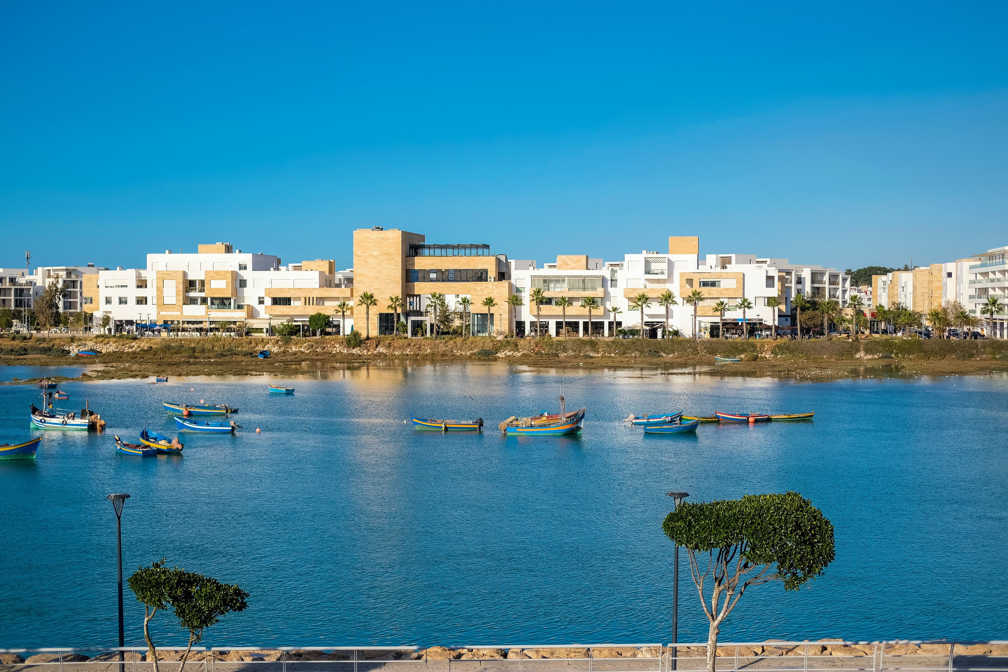 Paysage urbain sur le Bouregreg